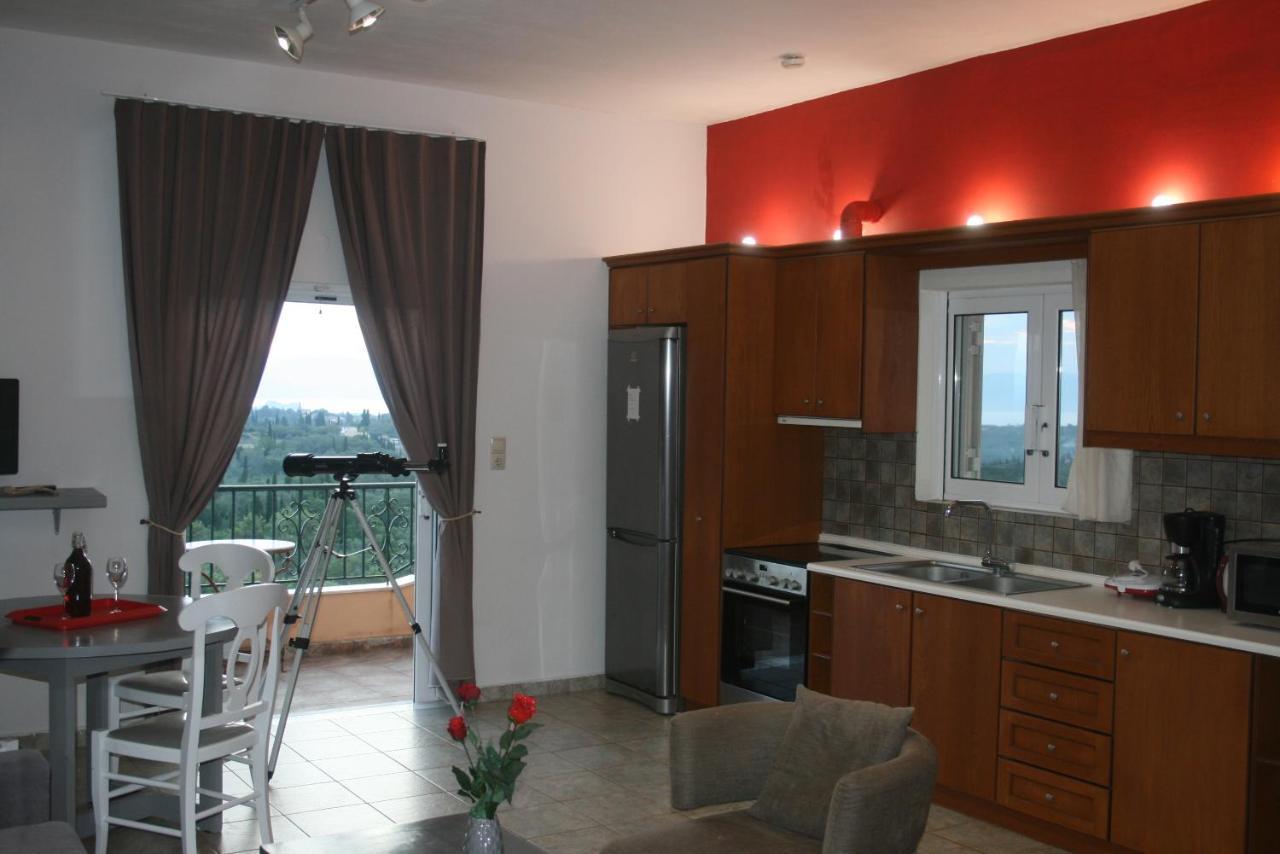 Corfu Quality Suite, Tranquility, Mountain & Sea Views Agios Gordios  Buitenkant foto